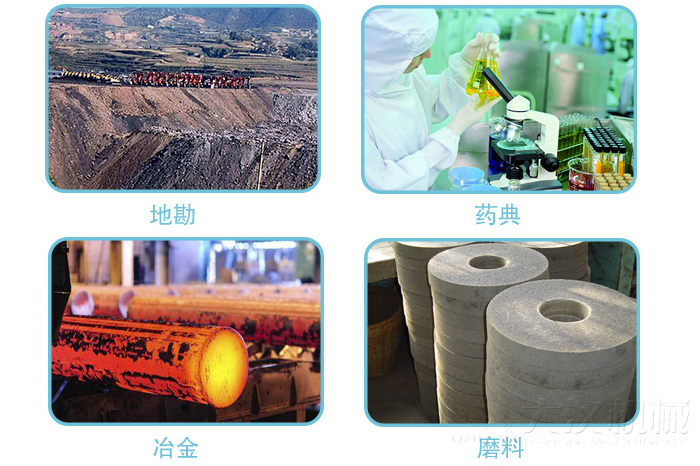 適用行業:地堪，冶金，藥典,磨料