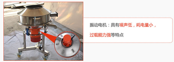 振動電機：具有噪聲低，耗電量小，過載能力強等特點